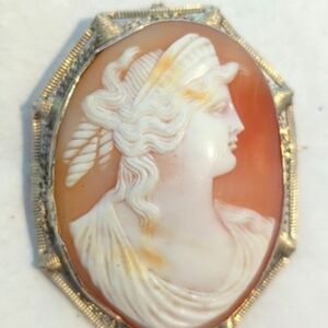 STUNNING VINTAGE LG. CAMEO